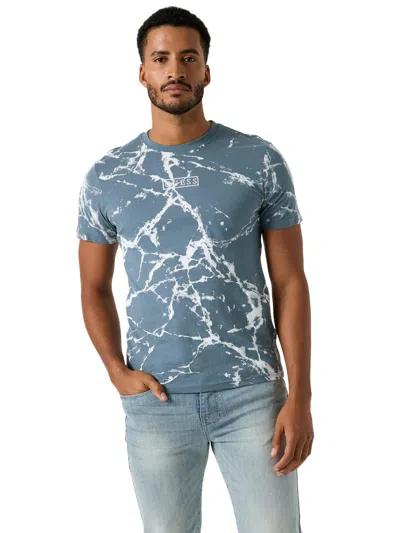 Guess Factory Eco Avery Crewneck Tee In Blue