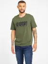 Guess Factory Eco Beats Logo Tee In Multi