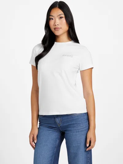 Guess Factory Eco Bobbi Relaxed Tee In White