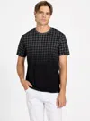 Guess Factory Eco Broel Knit Crewneck Tee In Black