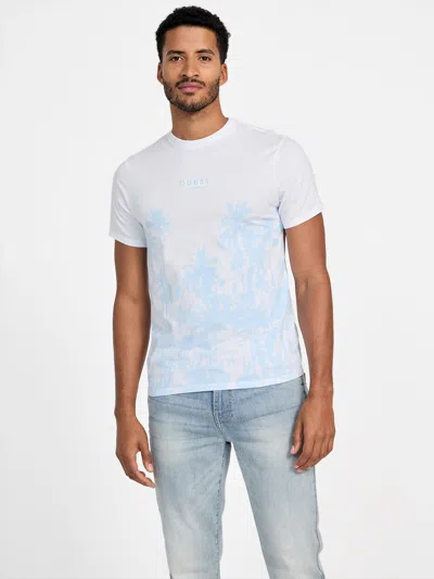 Guess Factory Eco Bruno Palm Tee In White