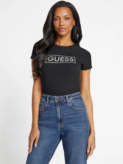 Guess Factory Eco Campania Tee In Black