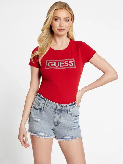 Guess Factory Eco Campania Tee In Red