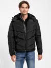 Guess Factory Eco Chano Puffer Jacket In Black