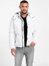 Guess Factory Eco Chano Puffer Jacket In White