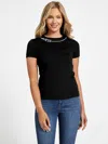 Guess Factory Eco Charies Tee In Black