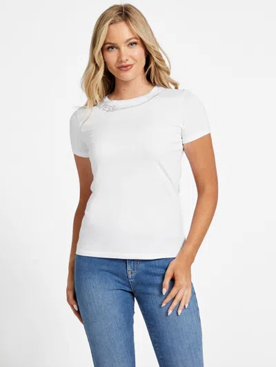 Guess Factory Eco Charies Tee In White