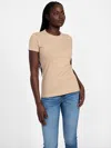Guess Factory Eco Charis Tee In Beige