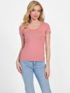 Guess Factory Eco Chrysalis Butterfly Tee In Multi