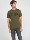 Guess Factory Eco Dale Logo Tee In Black