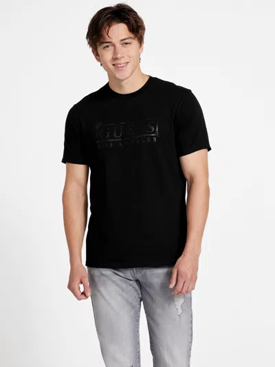 Guess Factory Eco Dale Logo Tee In Black