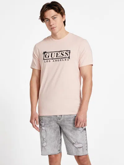 Guess Factory Eco Dale Logo Tee In Pink