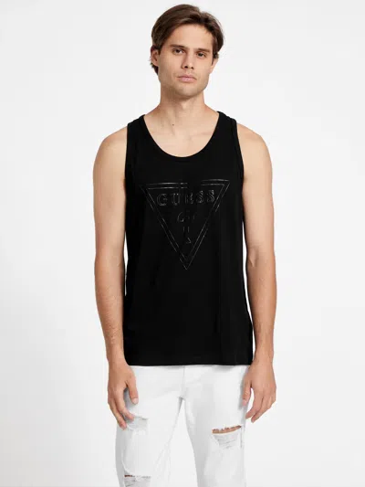 Guess Factory Eco Darrel Triangle Tank In Black