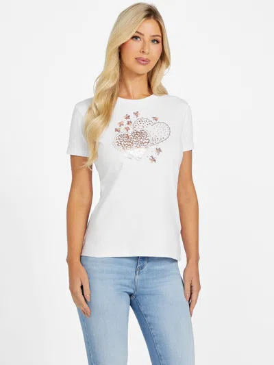 Guess Factory Eco Dora Tee In White