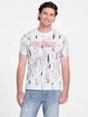 Guess Factory Eco Elwood Logo Tee In White