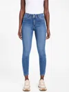 Guess Factory Eco Emilia High-rise Skinny Jeans In Multi