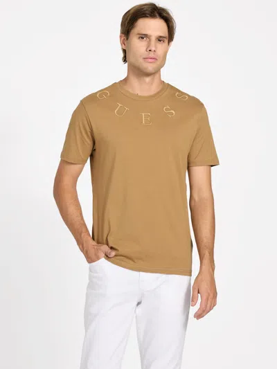 Guess Factory Eco Ezio Crewneck Logo Tee In Gray