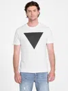 Guess Factory Eco Fiza Logo Tee In White
