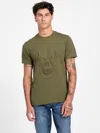 Guess Factory Eco Gabrin Crewneck Tee In Green
