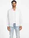 Guess Factory Eco Harris Linen Shirt In White
