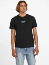 Guess Factory Eco Hecee Monument Logo Tee In Black