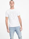 Guess Factory Eco Itzel Logo Tee In White