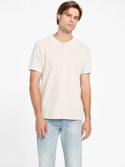 Guess Factory Eco Jace Henley Tee In Multi