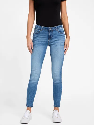 Guess Factory Eco Jaymie Low-rise Skinny Jeans In Multi