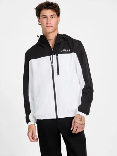 Guess Factory Eco Jean Windbreaker In Black