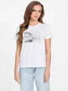 Guess Factory Eco Jetlag Graphic Tee In White