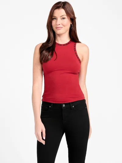 Guess Factory Eco Jules Tank In Blue