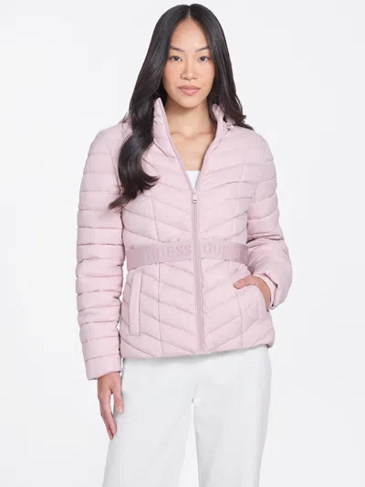Guess Factory Eco Kacy Puffer Jacket In Pink