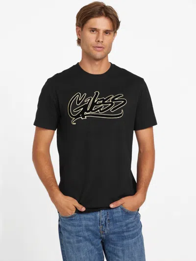Guess Factory Eco Kally Logo Tee In Black