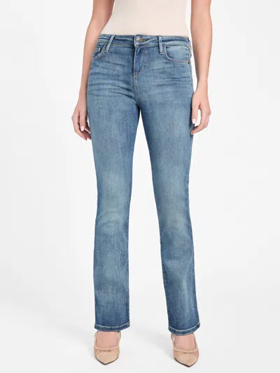 Guess Factory Eco Kelsie Mid-rise Bootcut In Multi