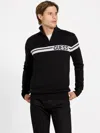 Guess Factory Eco Kimo Zip Sweater In Black