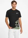 Guess Factory Eco Kolly Palm Logo Tee In Black