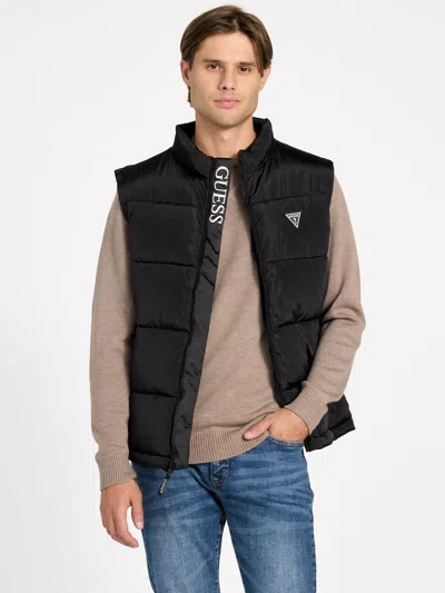 Guess Factory Eco Lake Puffer Vest In Black