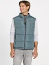 Guess Factory Eco Lake Puffer Vest In Multi