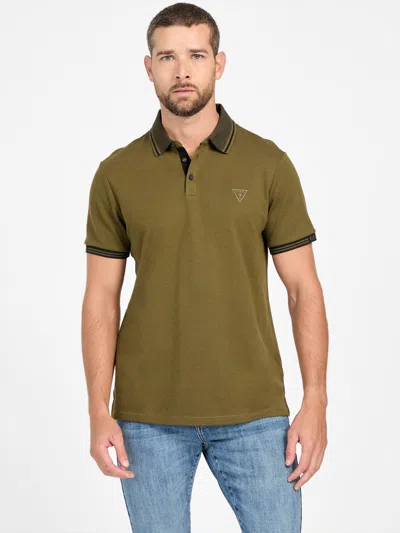 Guess Factory Eco Lalo Polo In Brown
