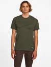 Guess Factory Eco Lalow Embossed Logo Tee In Green