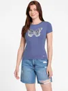 Guess Factory Eco Leah Butterfly Tee In Multi