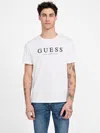 Guess Factory Eco Leo Logo Tee In White