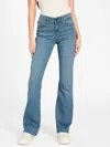 Guess Factory Eco Lyllah Mid-rise Bootcut Jeans In Blue