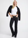 Guess Factory Eco Lyllah Mid-rise Bootcut Jeans In Black