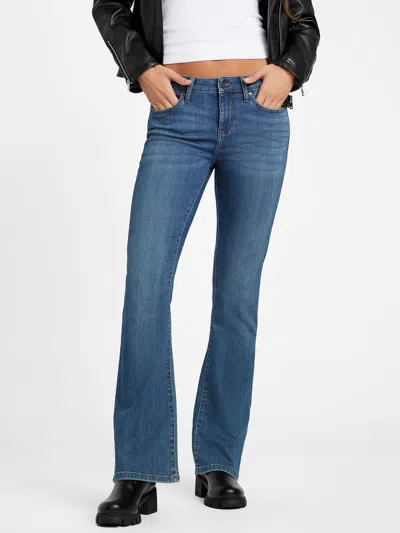 Guess Factory Eco Lyllah Mid-rise Bootcut Jeans In Multi