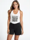 Guess Factory Eco Maryrose Tank In White