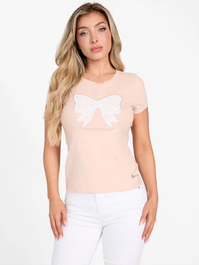 Guess Factory Eco Melany Lace Bow Tee