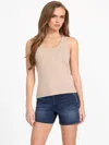 Guess Factory Eco Melli Tank In Beige