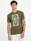 Guess Factory Eco Nilo Crewneck Tee In Green