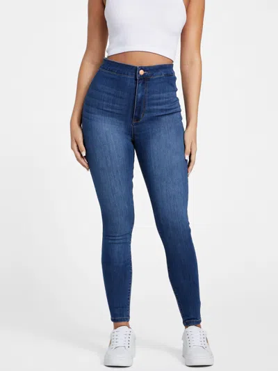 Guess Factory Eco Nova Ultra High-rise Curvy Jeans In Multi